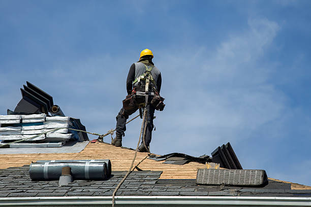 Professional Flat Roof Repair technician working in Bellerose, NY